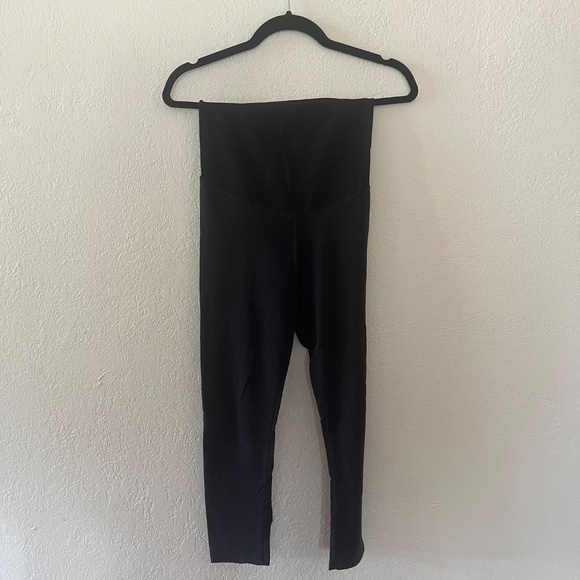 Lot of 3 Maternity Leggings Green and Black - Picture 13 of 15